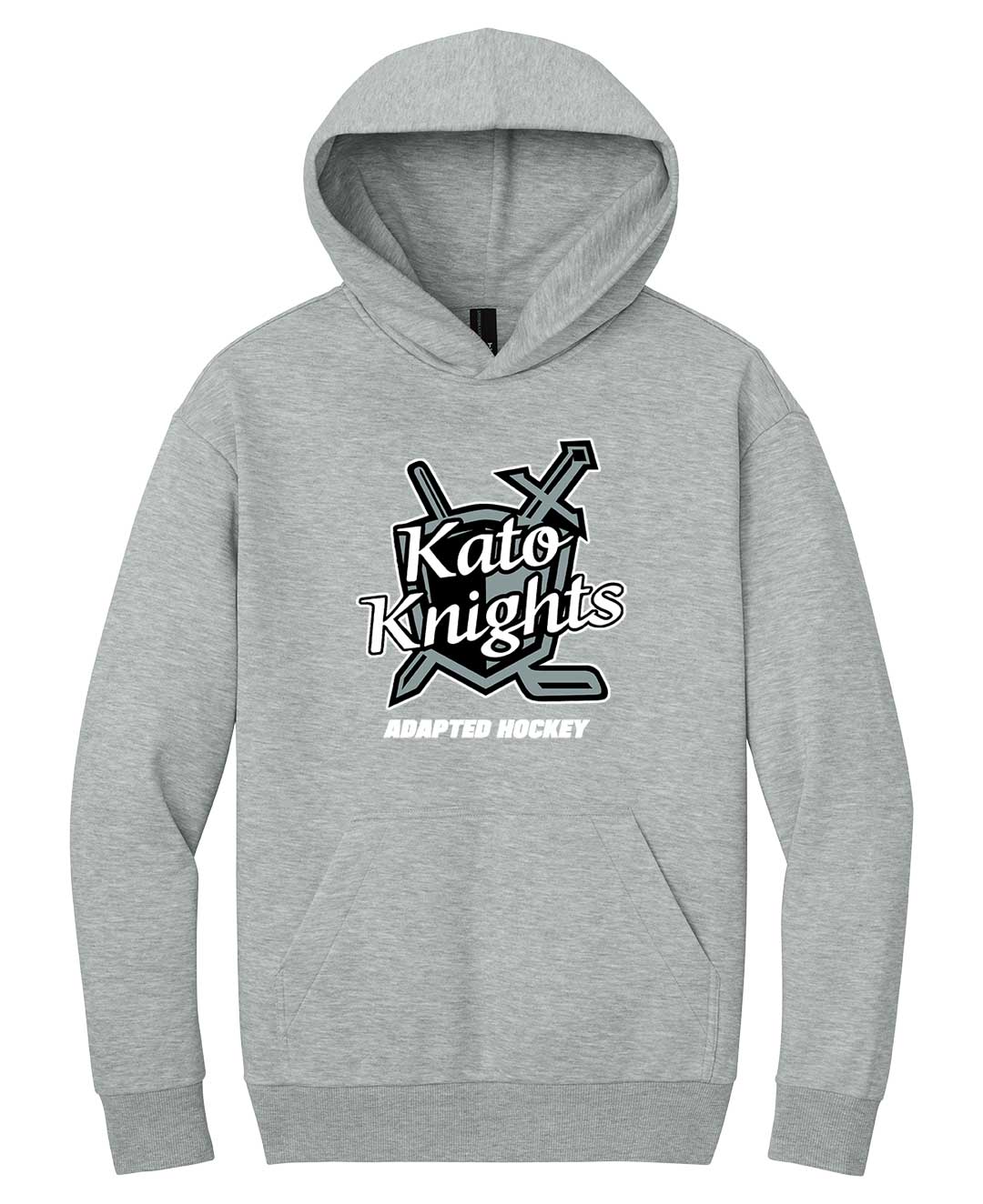 DT6150_Grey Heavyweight Fleece Hoodie